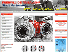 Tablet Screenshot of feuerwehr-hartenstein.de